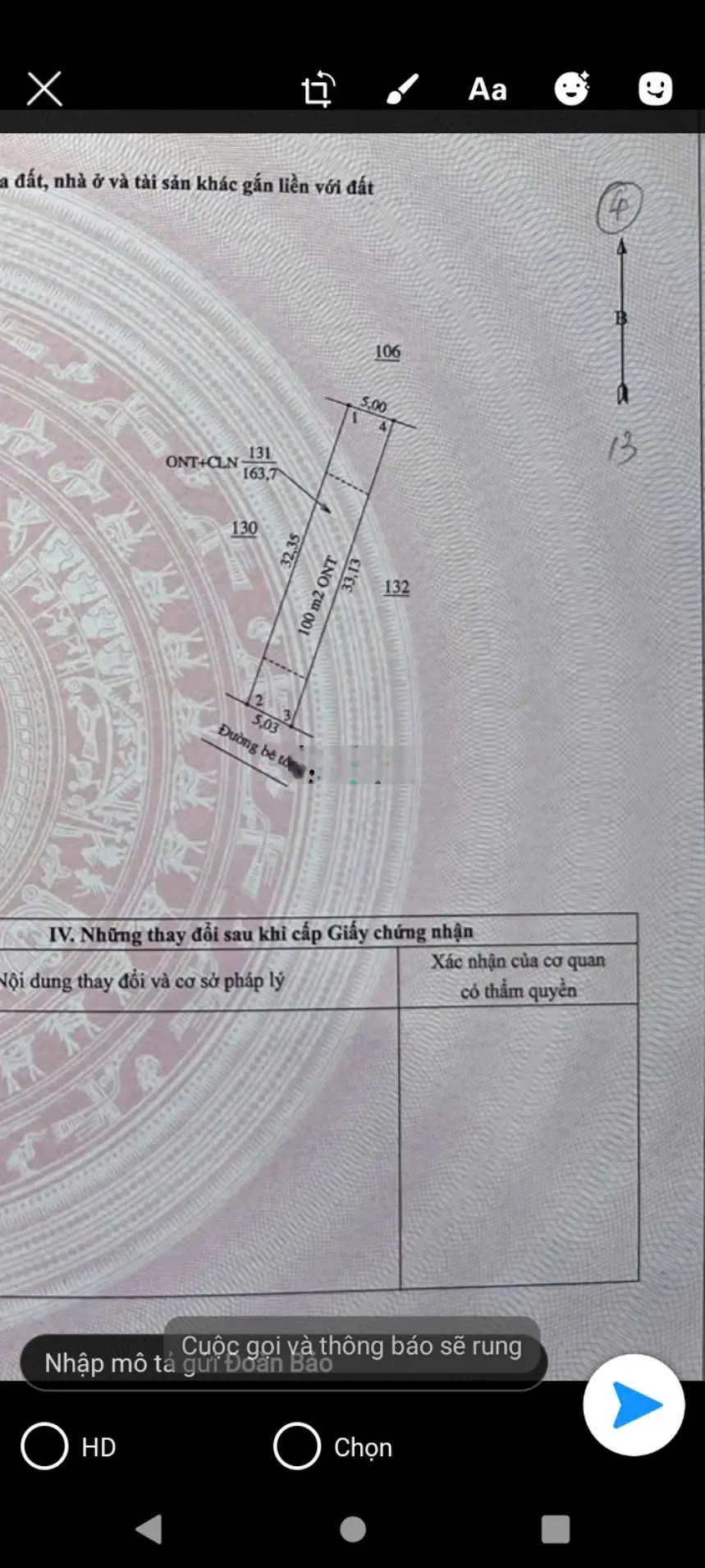 Bán đất ngay trung tâm hành chính huyện Phú Riềng