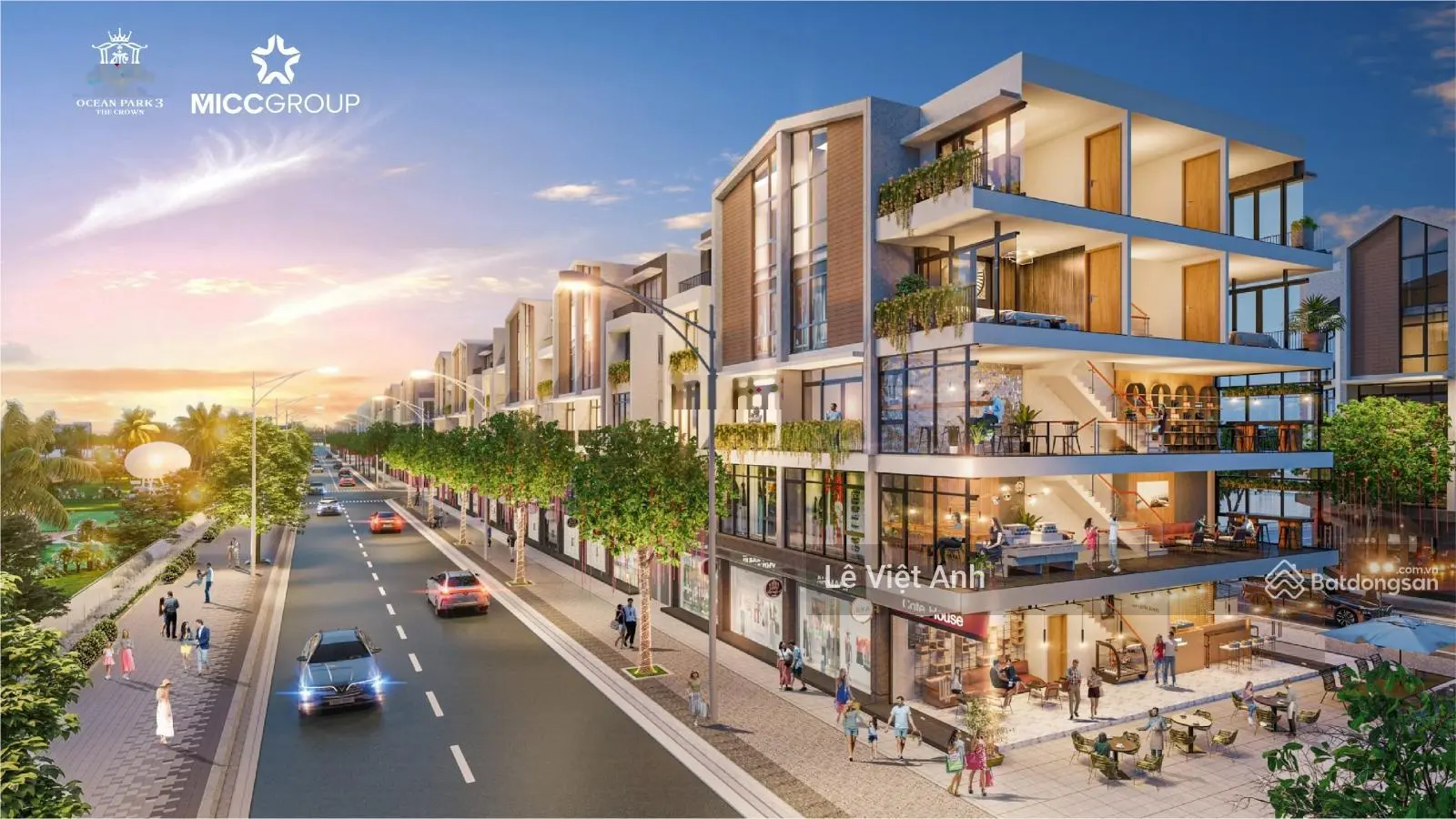 Bán liền kề Ánh Dương 62,5m2 - Vinhomes Ocean Park 3 The Crown: Đẳng cấp, tiện nghi, vị trí vàng