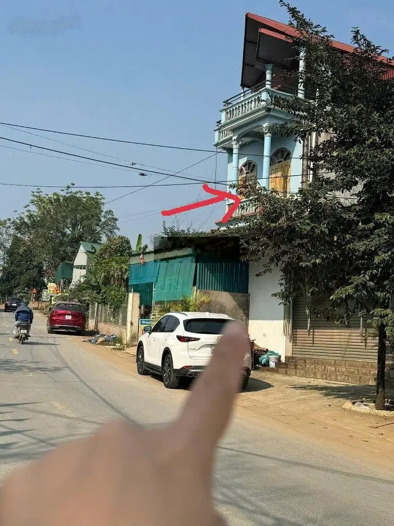 Khánh Thượng, Ba Vì HN có 5m mặt đường TL445 sầm uất, sẵn nhà 3 tầng kiên cố, view núi, hồ cực đỉnh
