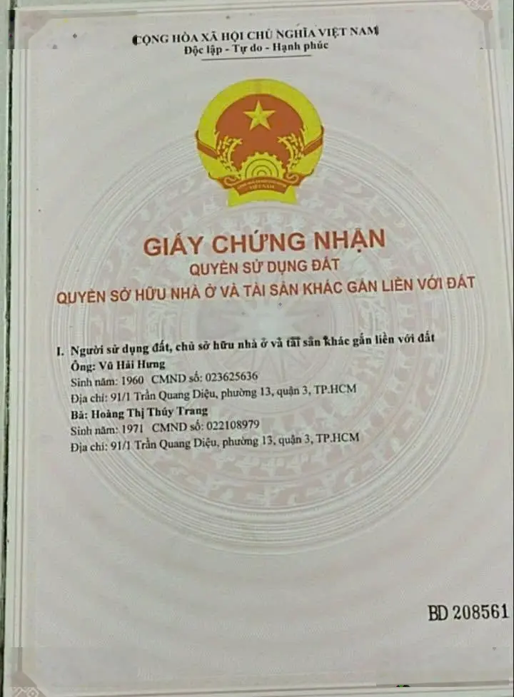 Bán gấp căn nhà rất mới, 1 trệt 1 lầu ở Lý Thường Kiệt, thị trấn Hóc Môn diện tích 78m2 giá 1 tỷ 8