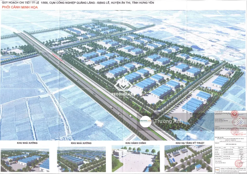 Mở bán CCN Quảng Lãng Đặng Lệ Huyện Ân Thi. DT 5000m - 7000m2 - 1ha - 2ha giá chỉ từ 2,650tr/m2