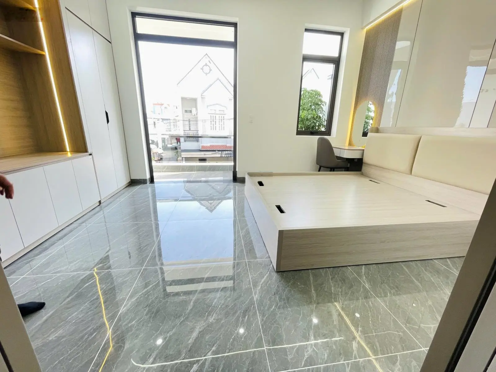 3 tỷ 8 bán nhà 1 trệt 2 lầu gần trường cấp 3 Lý Thái Tổ 300m, P. An Phú, TP. Thuận An