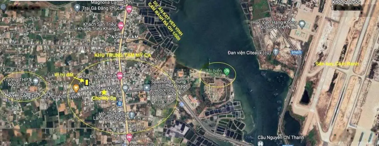 Duy nhất 1 lô 2 mặt tiền, cách chợ Mĩ Ca 200m, đường ô tô, có thổ, giá rẻ nhất khu vực
