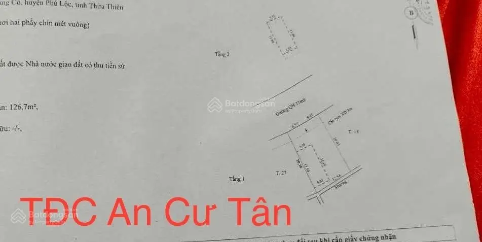Hàng hot - thửa đất ngay khu check in