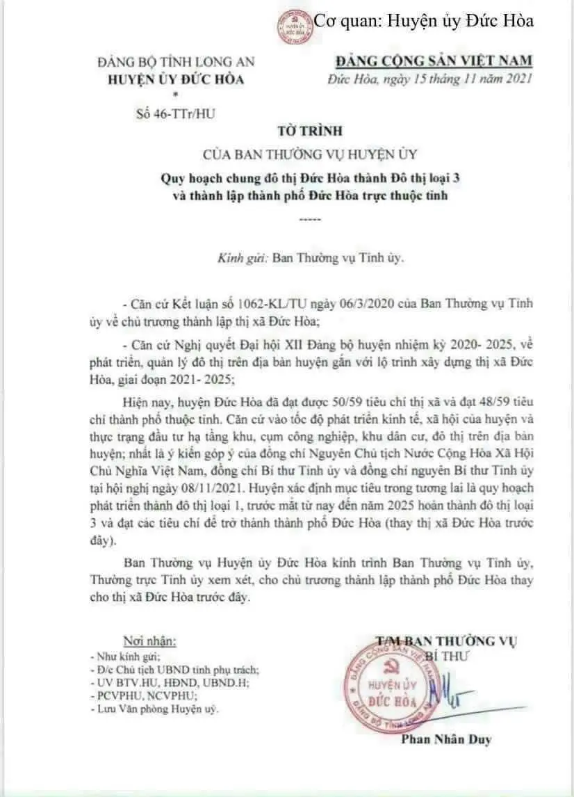 Hàng ngộp! Khách kẹt TC gửi bán gấp. Giá 1tỷ100/nền, DT=80m2, SHR, cạnh quỹ đất Vingroup Đức Hòa
