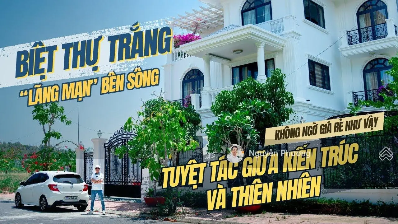 Bán biệt thự KDT Ven Sông Tắc Nha Trang siêu đẹp view sông