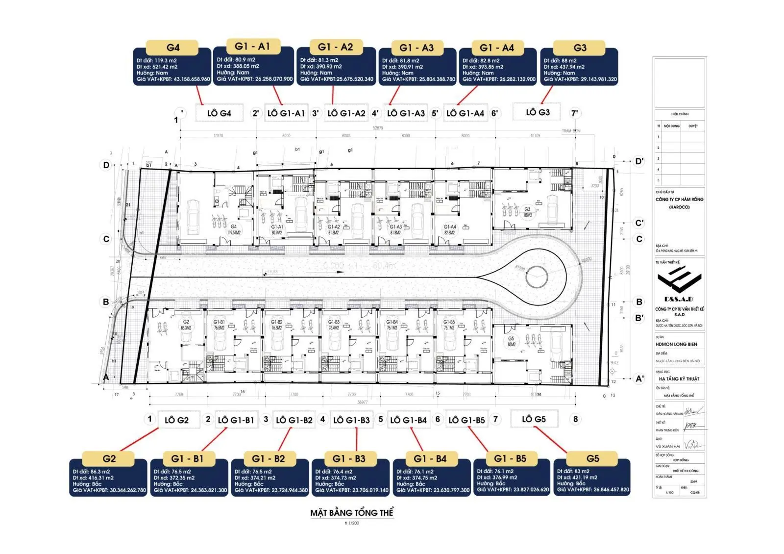 Bán dự án liền kề HDmon Chân Cầu Chương Dương, duy nhất chỉ có 13 căn siêu hiếm