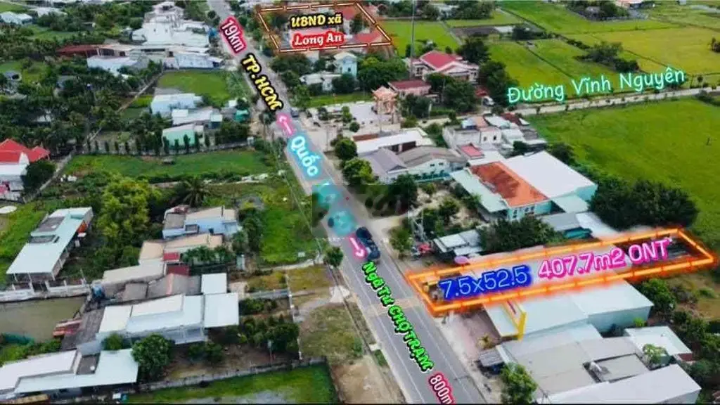 đất mặt tiền quốc lộ 50