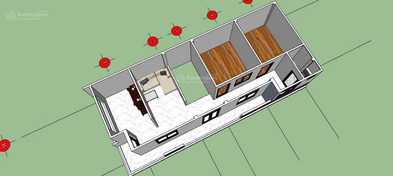 Bán đất 2 mặt tiền đường gần chợ Ga Vĩnh Thạnh - Nha Trang