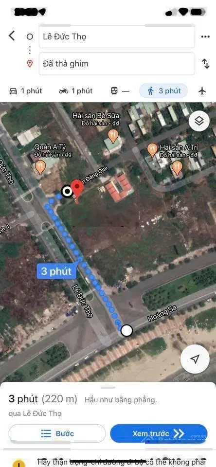 Bán đất góc mặt tiền Lê Đức Thọ - Nguyễn Đăng Giai (Sơn Trà - Đà Nẵng)