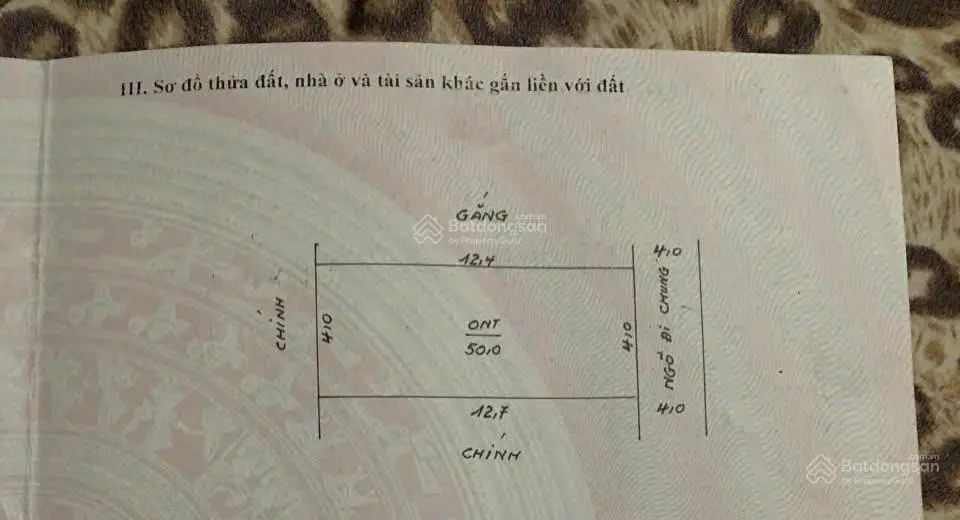 Cần bán đất Thuỷ Xuân Tiên, Chương Mỹ. Diện tích 50m2 sổ đỏ, giá chỉ hơn 800tr