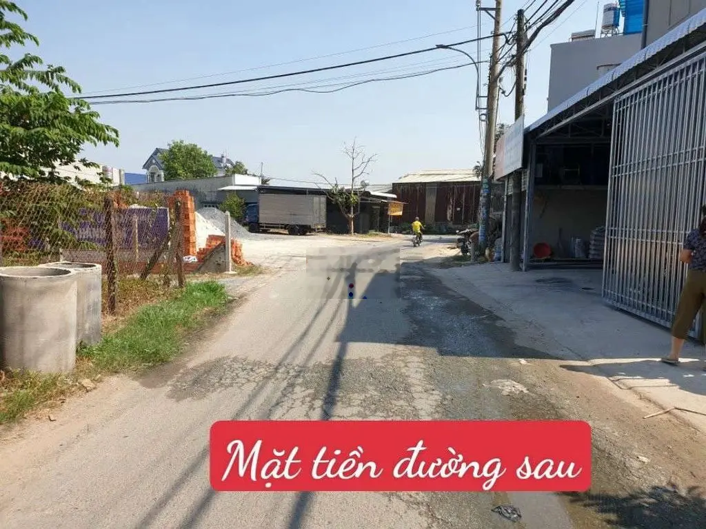 ĐẤt 02 mặt tiền trước sau DT : 5 x 26m mặt tiền đường dương công khi