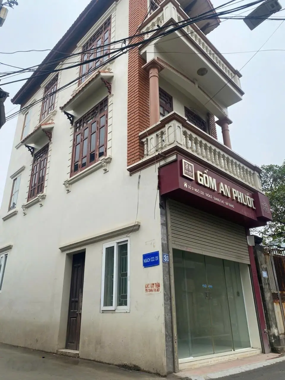 Lô góc 3 tầng, oto 7 chỗ thông ở Làng Nghề gốm Bát Tràng - Gia Lâm