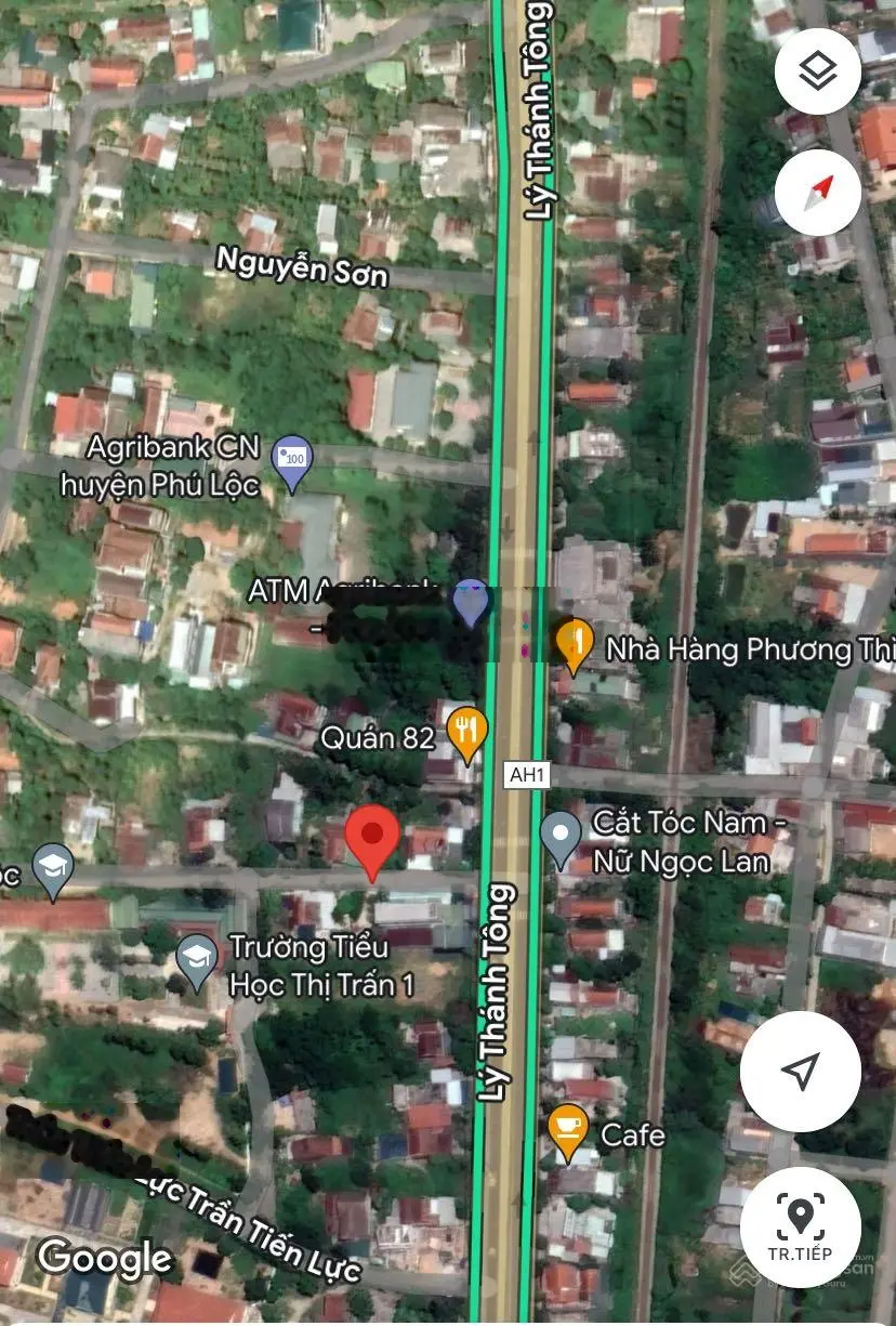 Bán thửa đất 2 mặt tiền - Ngay trung tâm của huyện Phú Lộc - Xung quanh là ngân hàng & trường học