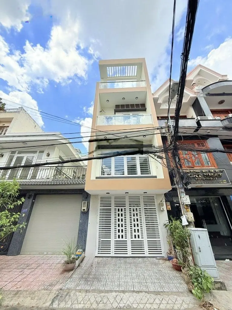 Chính chủ bán nhà 4 tầng hẻm xe hơi 8m mặt tiền đường số 5 Cư Xá Chu Văn An Bình Thạnh 70m2 13 tỉ