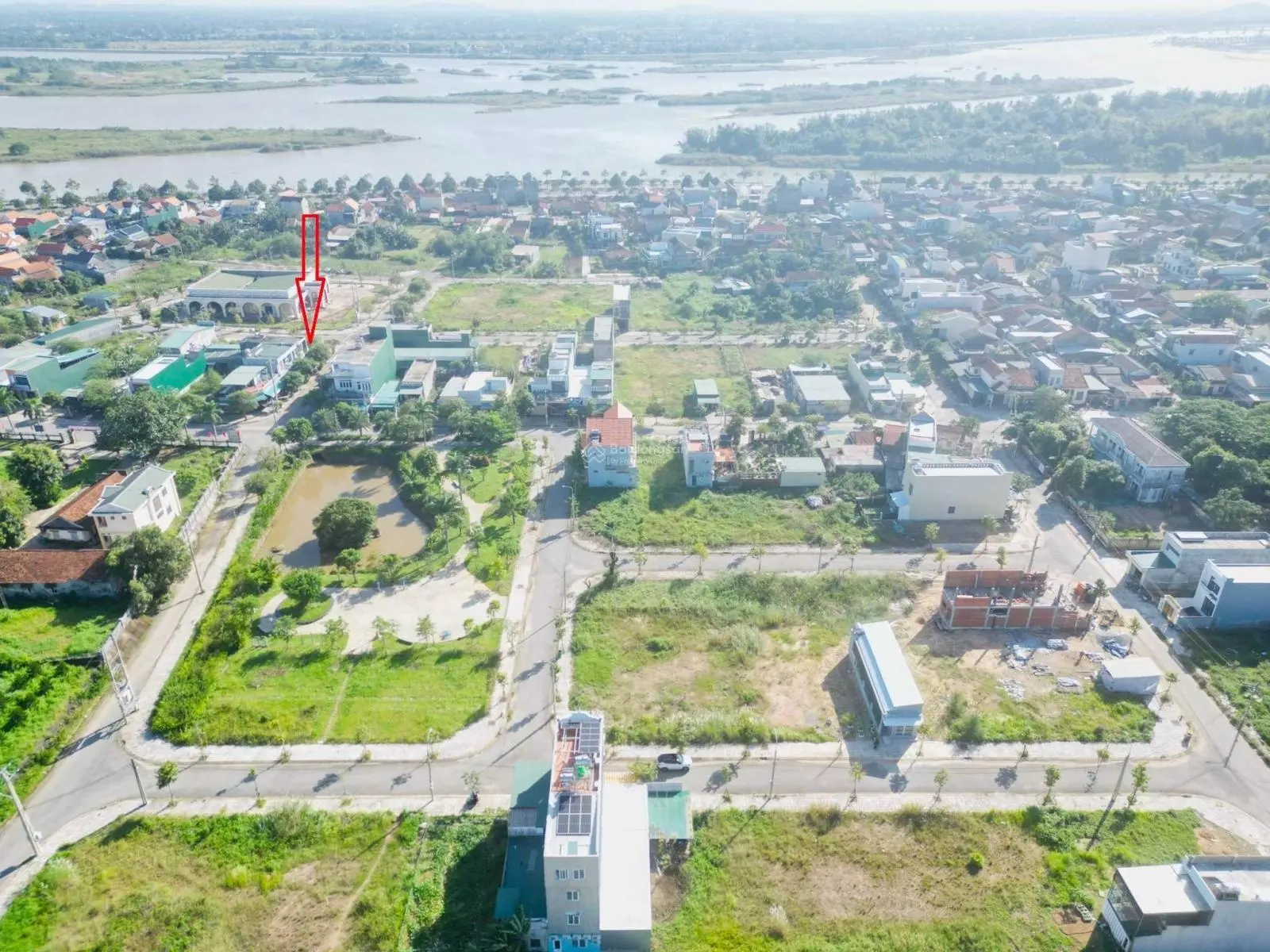 Bán đất KDC Tăng Long Angkora Tịnh Long trục chính 17m, 125m2 hướng Tây SHR giá 1 tỷ 320 triệu TL
