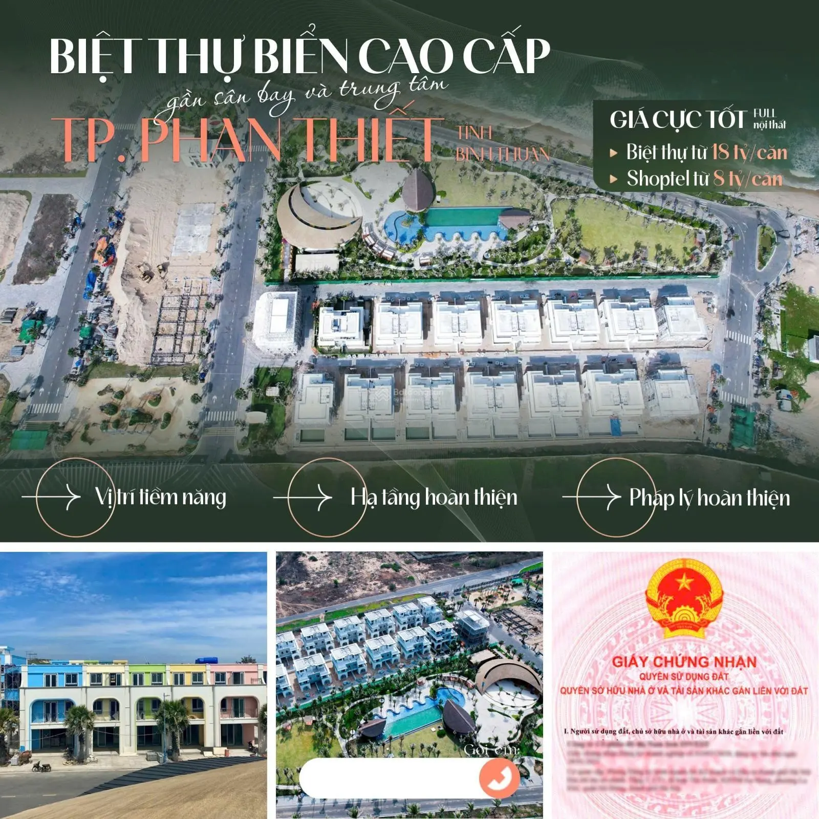 Bảng hàng căn đẹp tại Costamigo Phan Thiết- nhận đặt chỗ ngay hôm nay