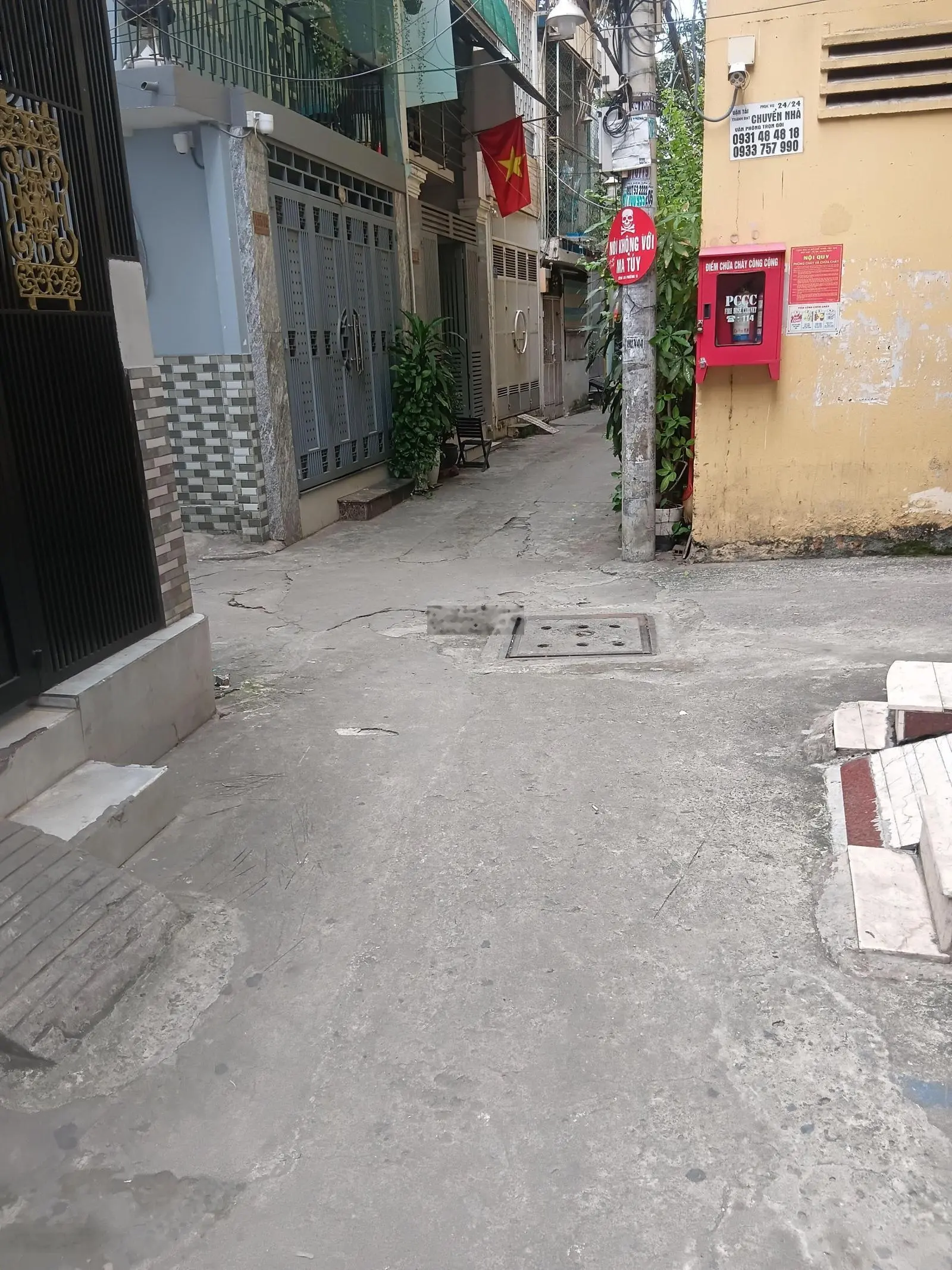 Bán nhà 3 mặt thoáng, hẻm 4m, cách mt 60m, đường 3/2. DT 36m2, ngang 3,44m, giá 7 tỷ