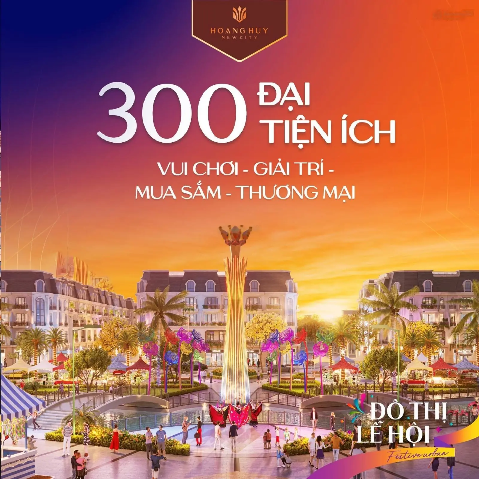 Quỹ 30 căn VIP 77m,83m,90m,96m lô góc Hoàng Huy new city giá CĐT Vốn hơn 3 tỷ xây 5 tầng đường 18m