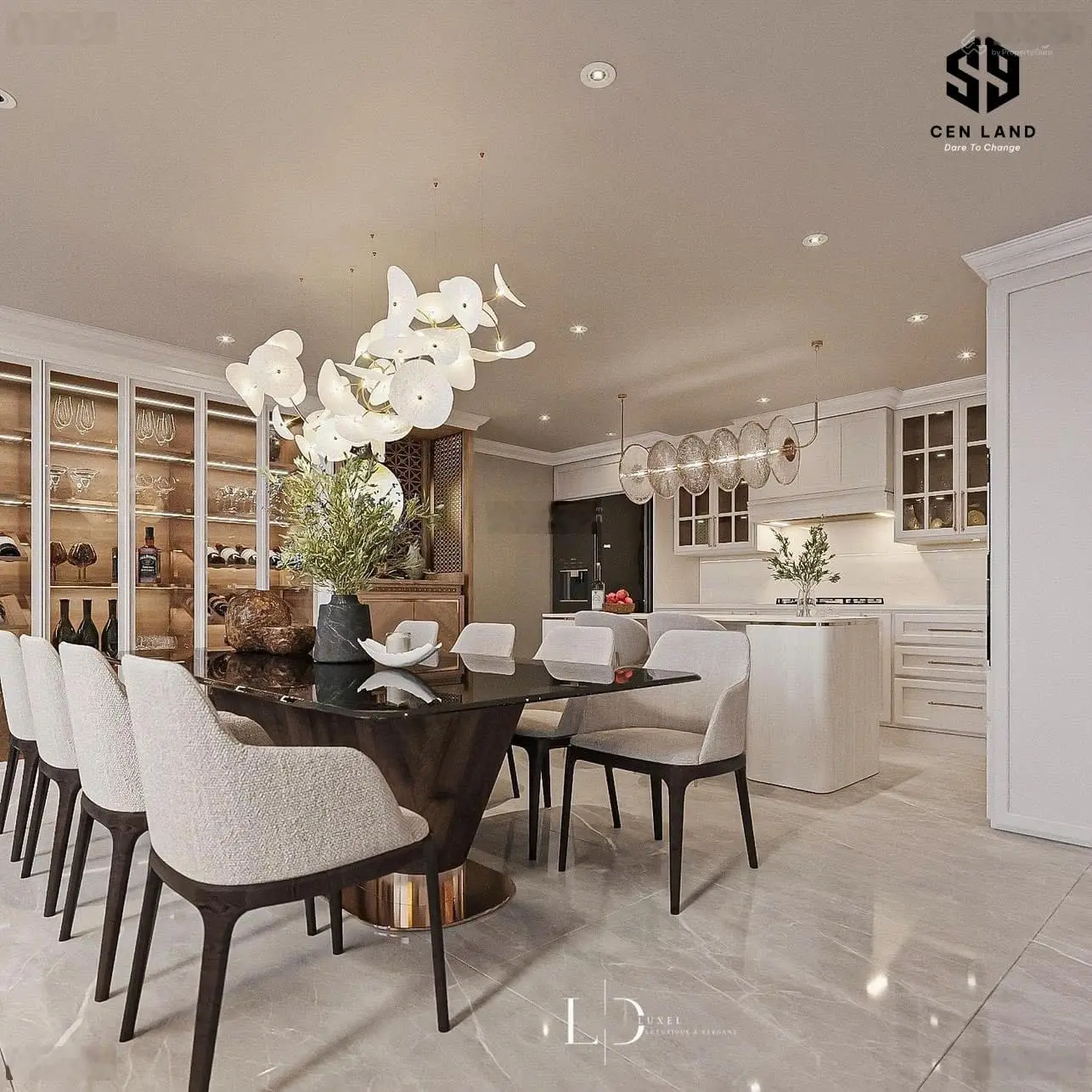 Mở bán dinh thự trên không 138m2 chung cư The Wisteria nằm cuối đường Trịnh Văn Bô giá đúng 52tr/m2