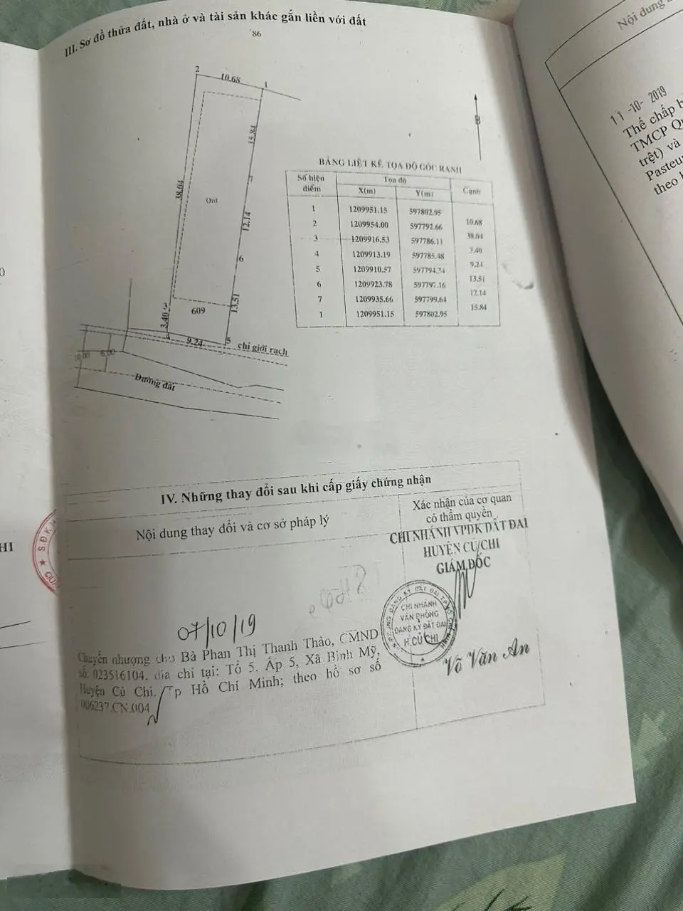 Bán nhà vườn mặt tiền Cầu Ông Huyện - Bình Mỹ - củ Chi