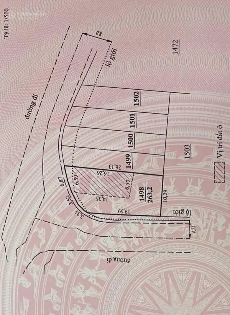 Bán đất nền lô góc vị trí đẹp, sổ hồng riêng tại Đức Trọng, Lâm Đồng - 263,2m2 (100,6 m2 thổ cư)