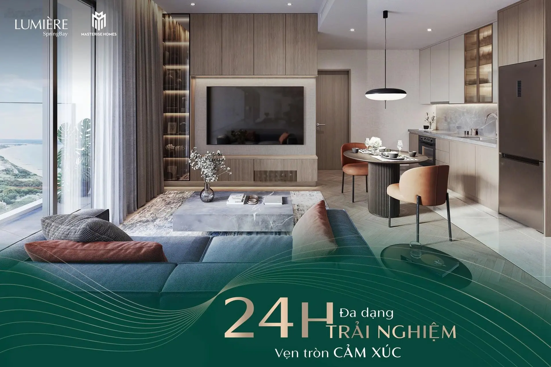 Bán chung cư hạng sang LUMIERE MASTERI Mặt hồ tạo sóng Vinhomes Ocean Park 2, Vị trí Vip