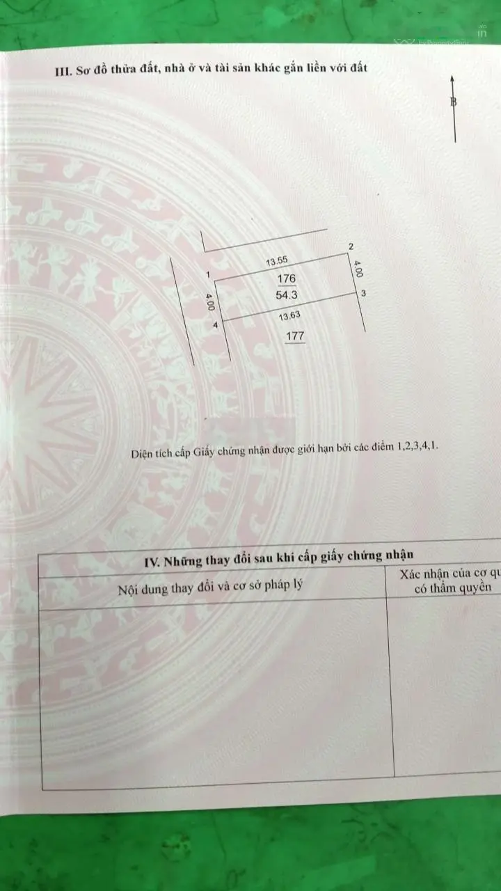 Bán 55m2 đất Sơn Du - Nguyên Khê - Đông Anh. MT 4m, đường rộng 4m, ô tô vào đất
