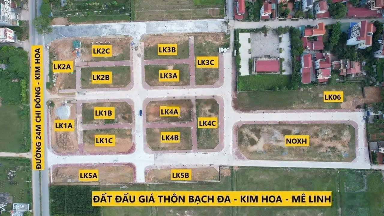 Chỉ 3 tỷ sở hữu lô đất 3 mặt tiền thoáng tại đấu giá Bạch Đa-Kim Hoa ngay cạnh vành đai 4