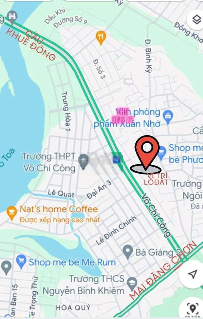 Chỉ 21.25 Tr/m2 cho lô đất đg 5m5 TĐC Bình Kỳ, sát Võ Chí Công