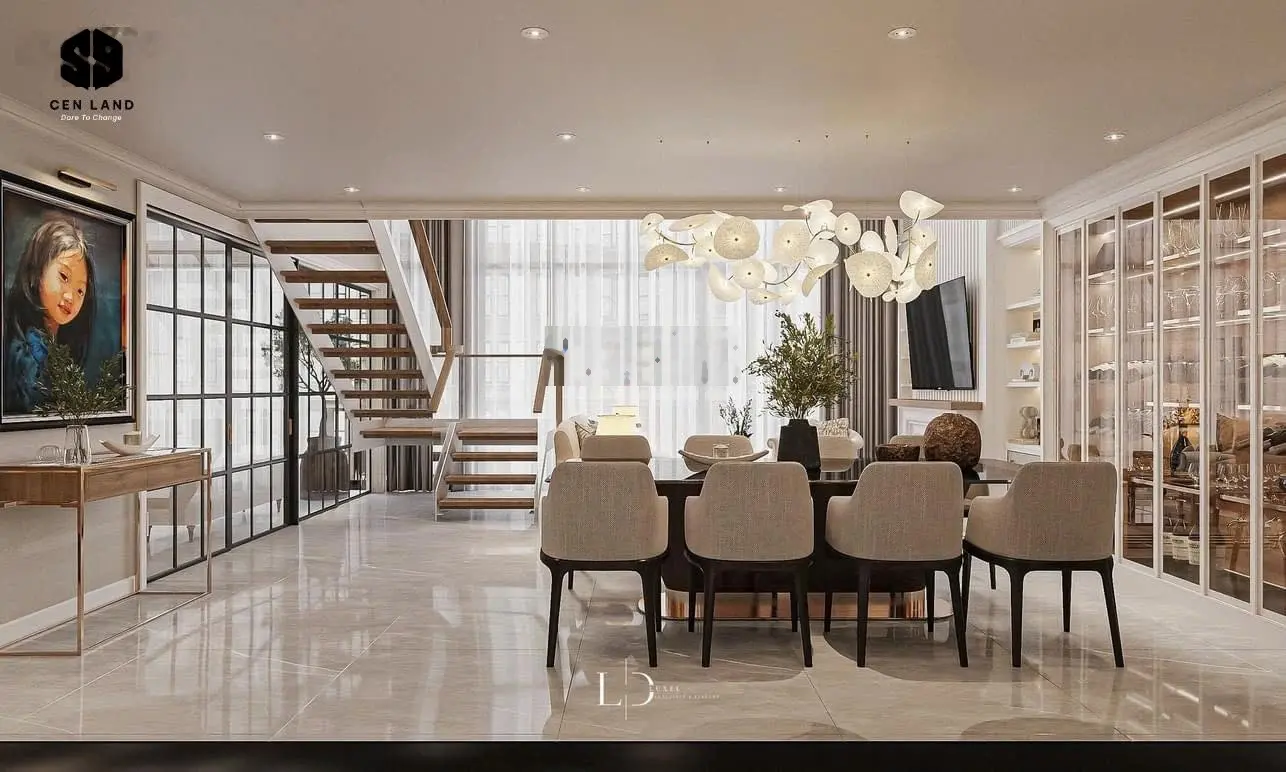 Mở bán dinh thự trên không 138m2 chung cư The Wisteria nằm cuối đường Trịnh Văn Bô giá đúng 52tr/m2