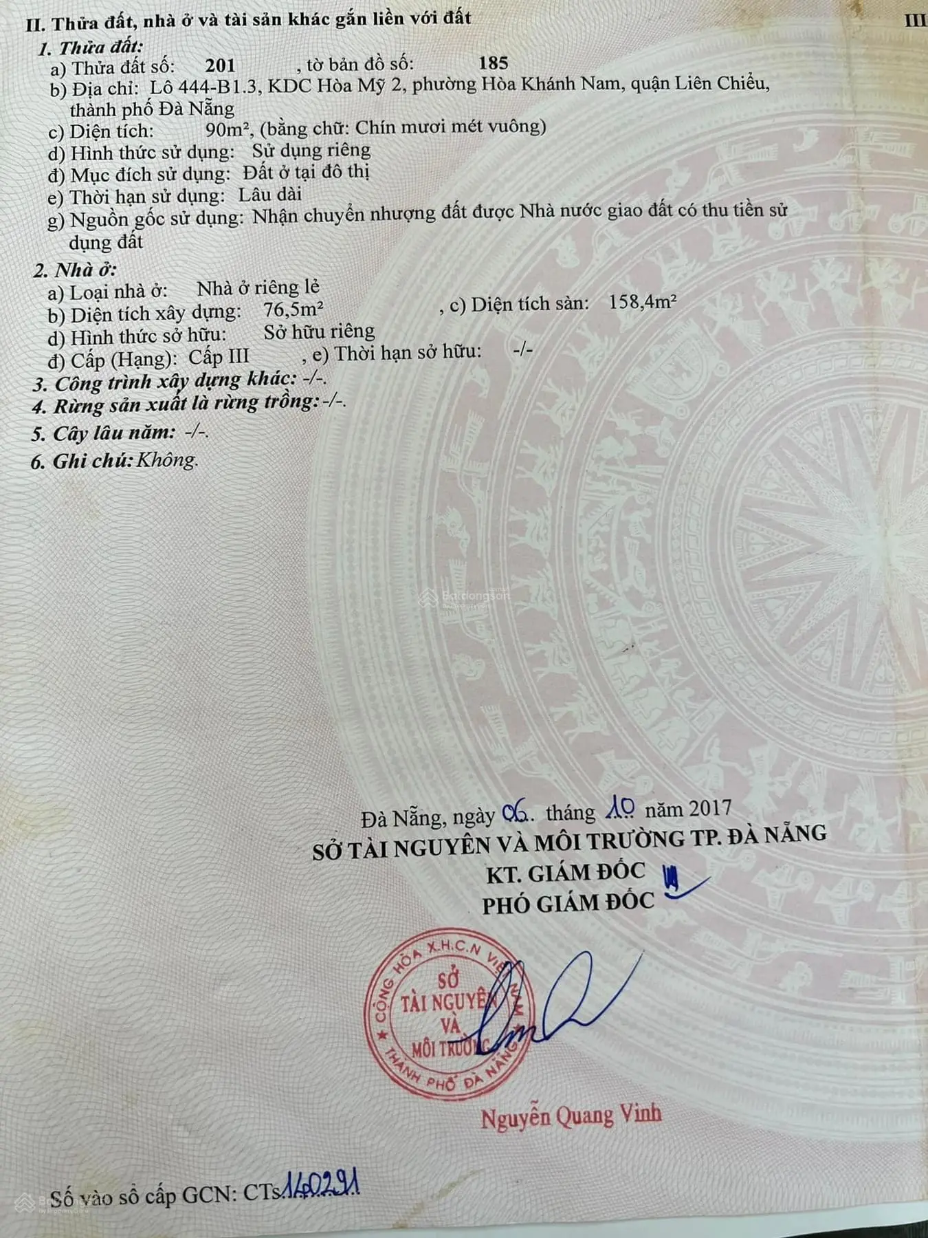Bán Căn Nhà Đồng Trí 4 - Liên Chiểu - Đà Nẵng