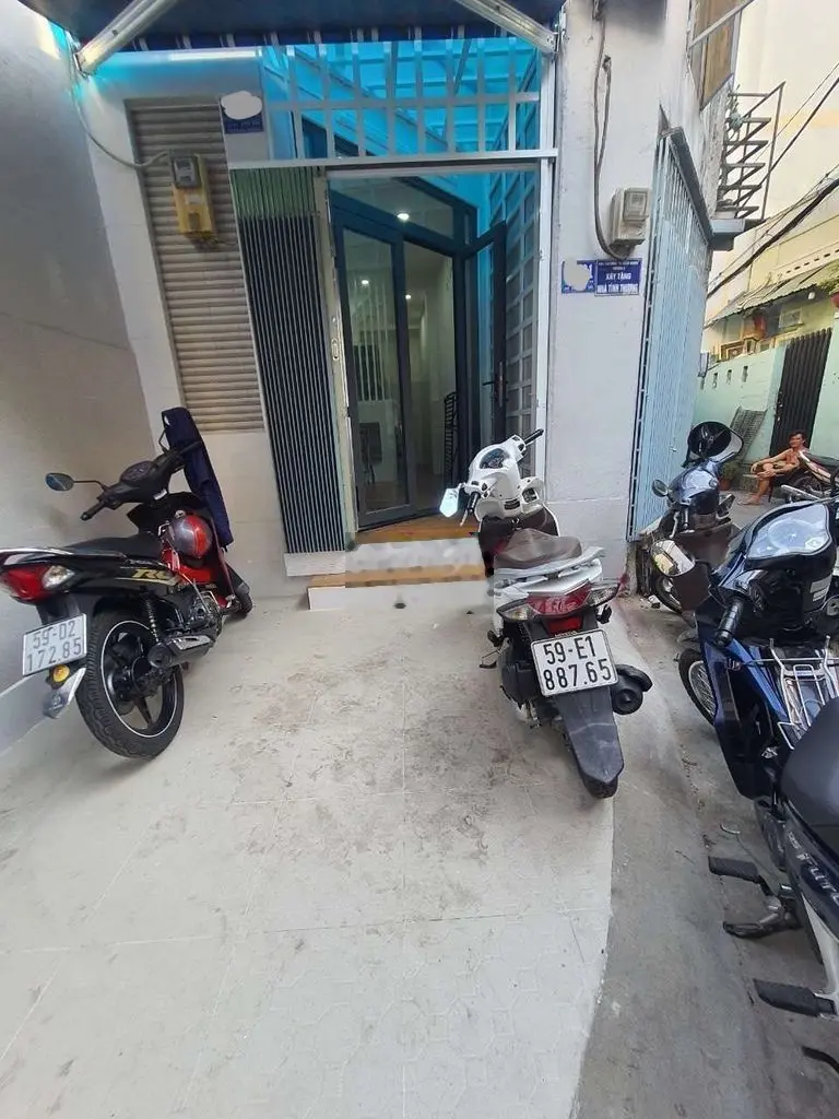 BÁN NHÀ KHU PHAN X. LONG, P3, 1 LẦU ĐÚC BTCT, HẺM THÔNG