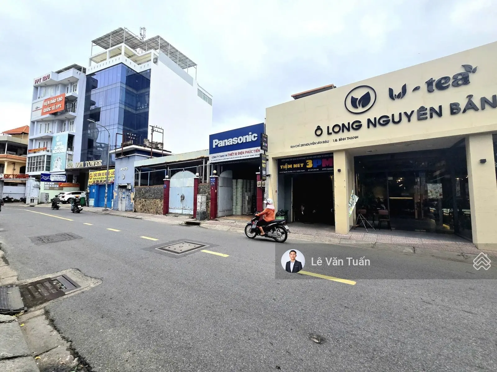 Bán nhà MT 281 Nguyễn Văn Đậu, Quận Bình Thạnh. DT: 9,75 x 26m - CN: 244,4m2 - 3 tầng