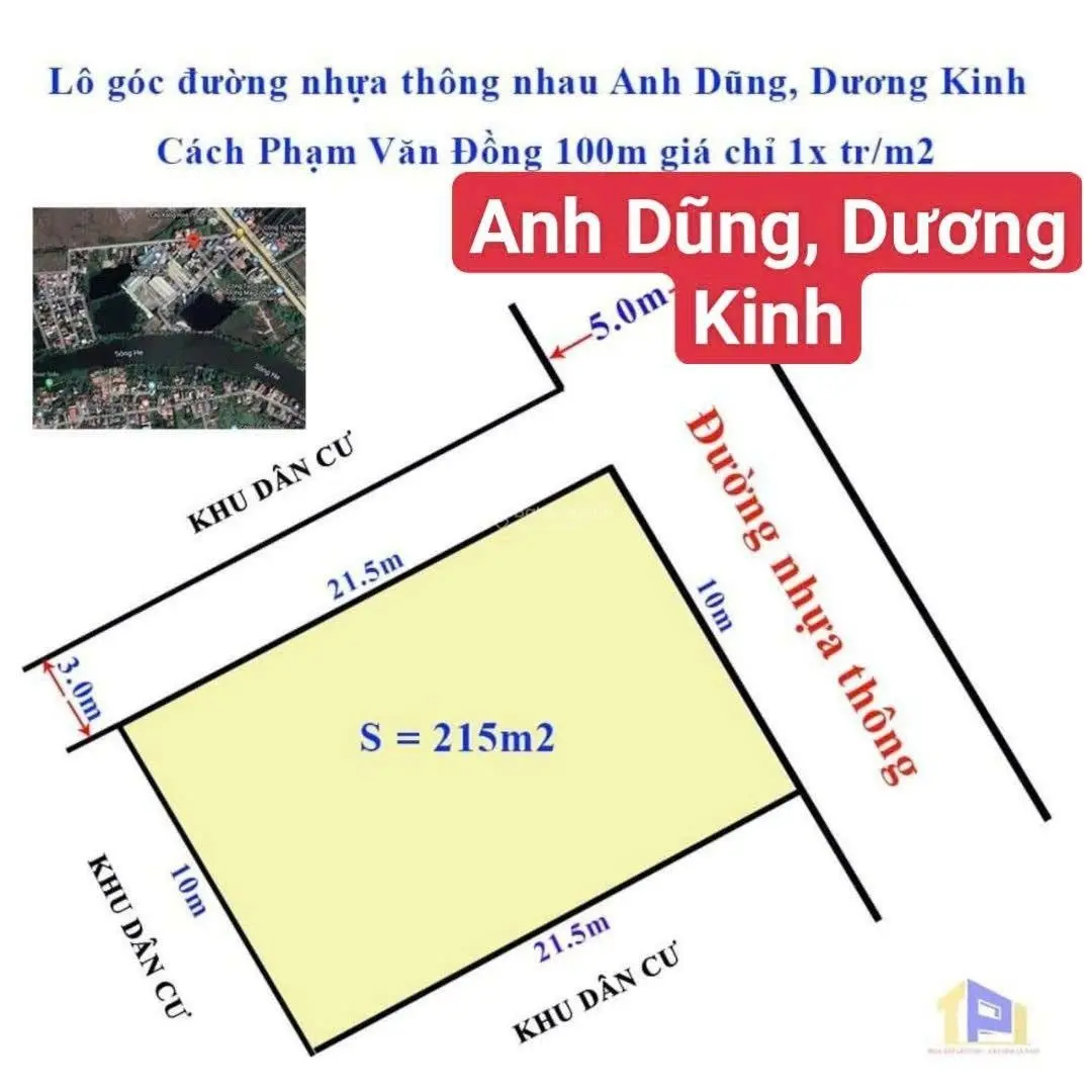 Đón sóng VIN DƯƠNG KINH HẢI PHÒNG và đường VÀNH ĐAI 2. Cần bán một số lô đất mặt đường quanh dự án.