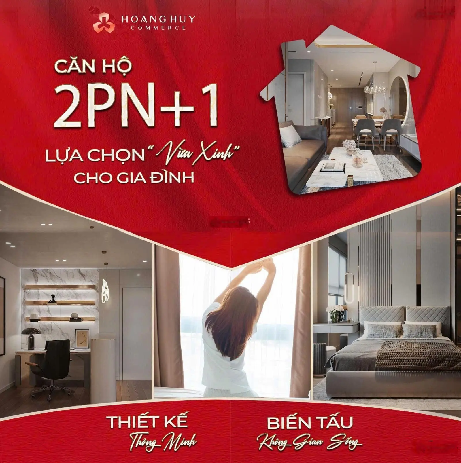 Chưa đến 2 tỷ sở hữu căn hộ Hoàng Huy Commerce - Chính sách tháng 9 siêu tốt - Chiết khấu gần 1 tỷ!