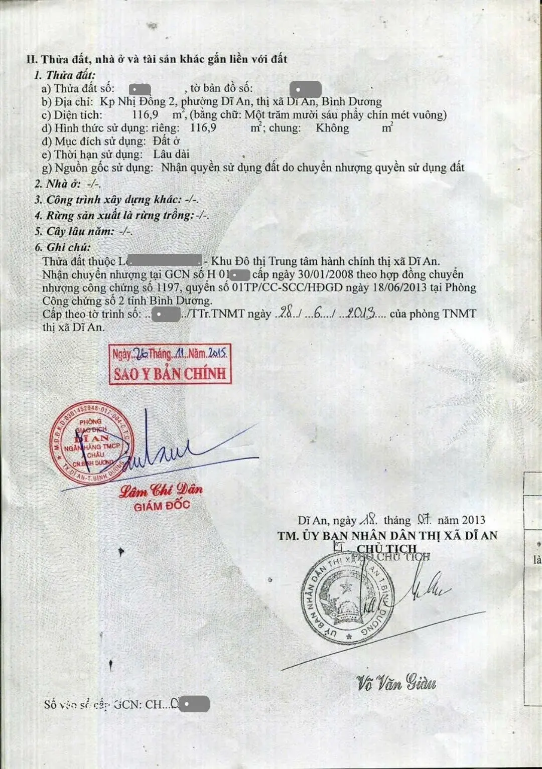 Bán nhà trung tâm hành chính Dĩ An, P. Dĩ An, TP. Dĩ An