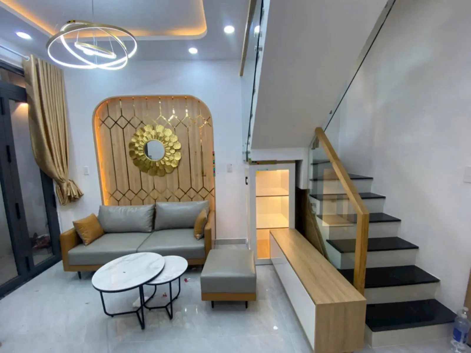 Bán nhà căn góc HXH Phan Văn Trị, P12 Bình Thạnh, DTCN 43m2, 5,5x9m, 3PN, full nội thất chỉ 5,75 tỷ