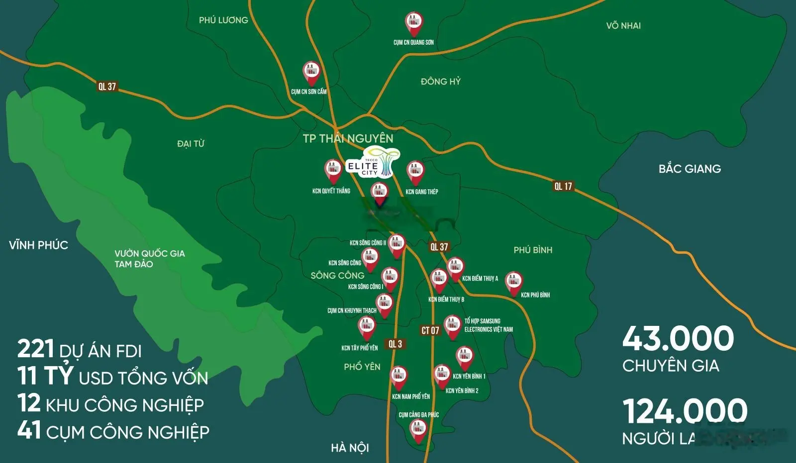 Quỹ căn, tầng đẹp trực tiếp từ CĐT giá chỉ từ 1,4 tỷ tại Tecco Elite City