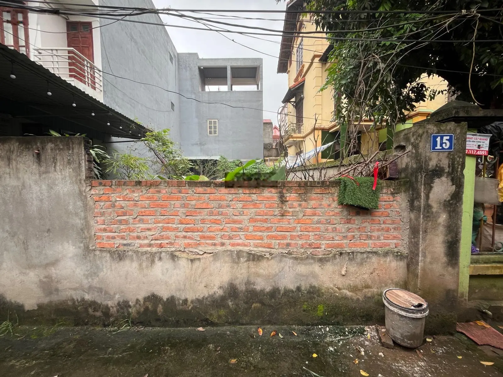 Bán đất TDP Bình Minh TT Trâu Quỳ Gia Lâm HN diện tích 58.5m 2 mặt ngõ cách 15m ra đường ô tô tránh