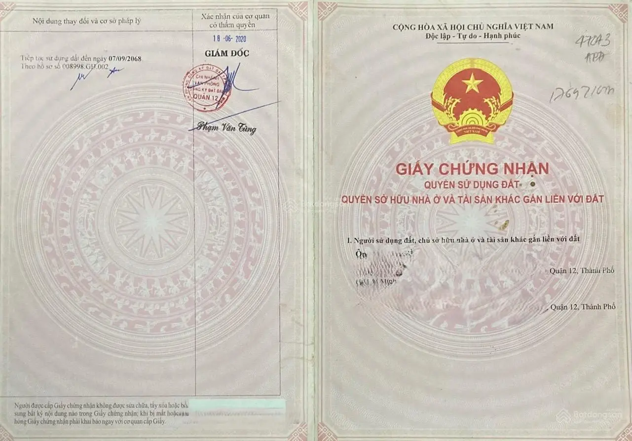 Bán đất trồng cây lâu năm đường bờ kè mới quận 12