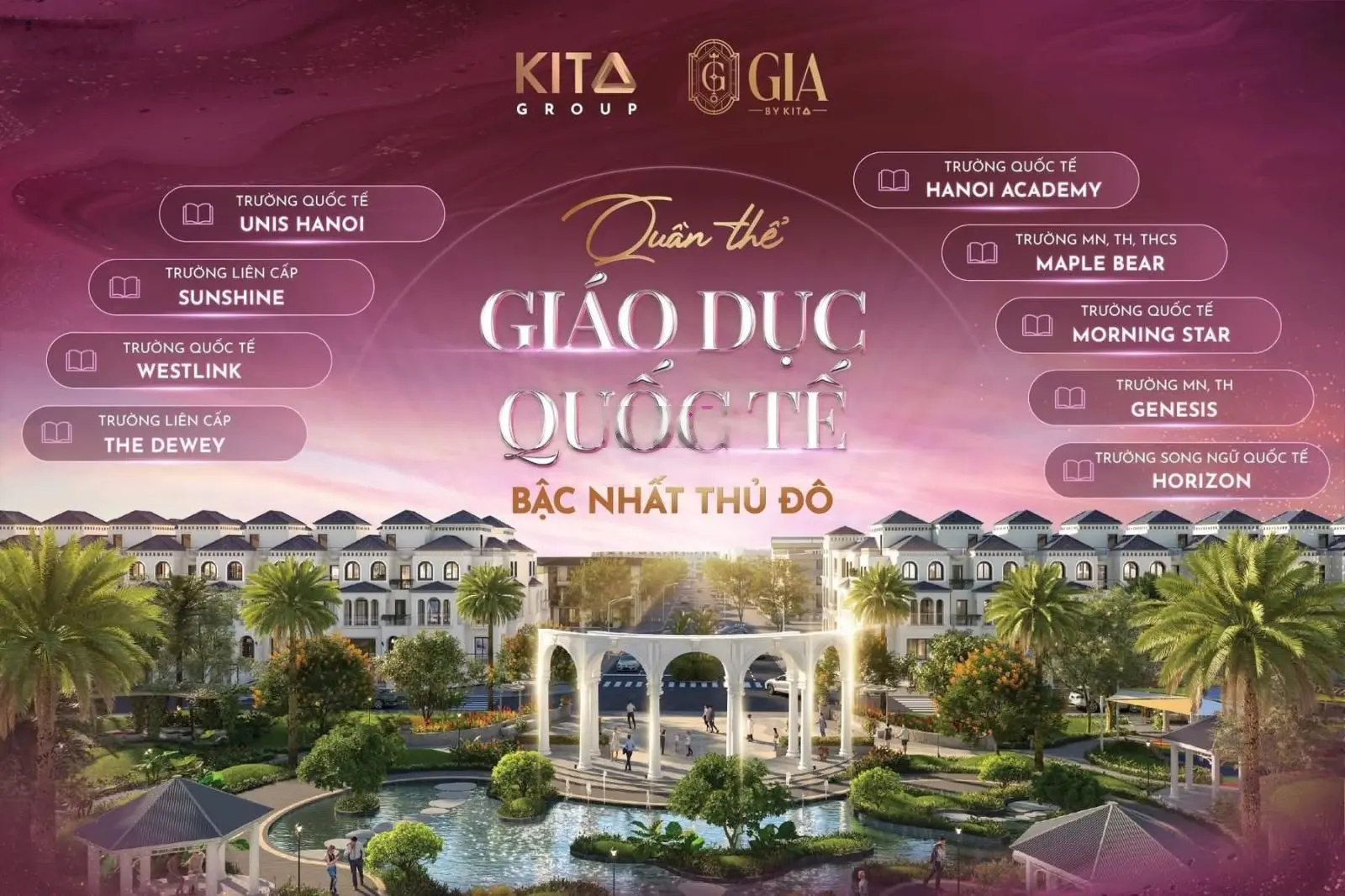 Bán biệt thự Kita Ciputra Tây Hồ căn góc trực diện công viên,ký trực tiếp từ CĐT, nhận nhà ở ngay