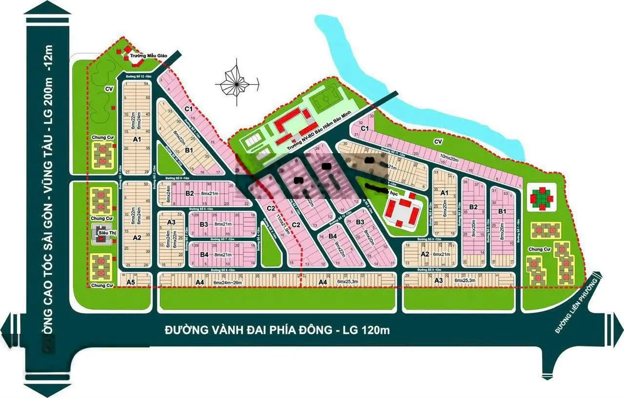 Nền MTKD đường 1 Khang An 10x20m, giá 13.1 tỷ