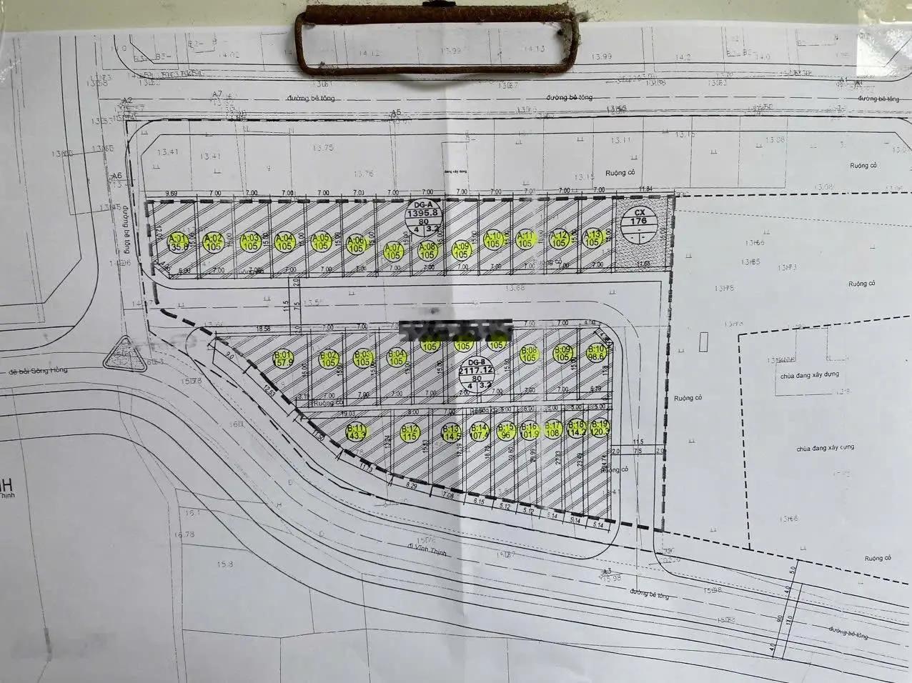 Bán 105 m2 đất đấu giá tại xã Vĩnh Ninh, huyện Vĩnh Tường, tỉnh Vĩnh Phúc