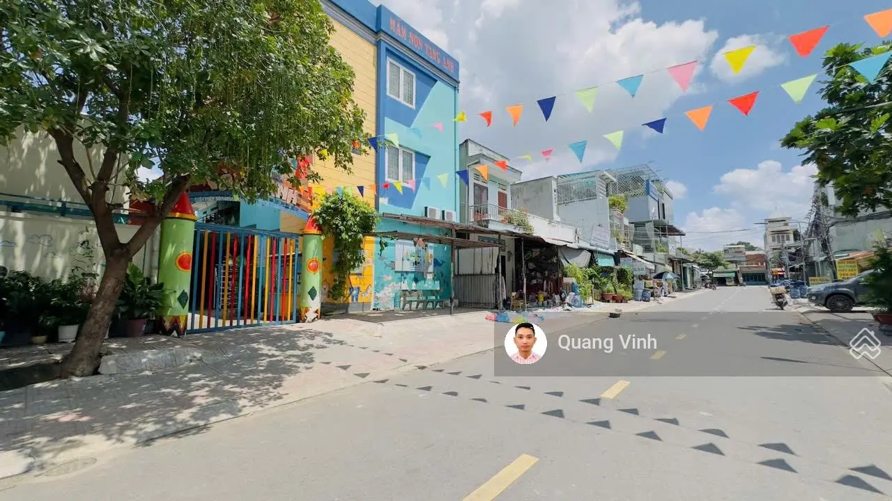 Nhà ngay chợ Thông Dụng, 281m ngang 10m full thổ cư, 1435 Thuận An Bình Dương