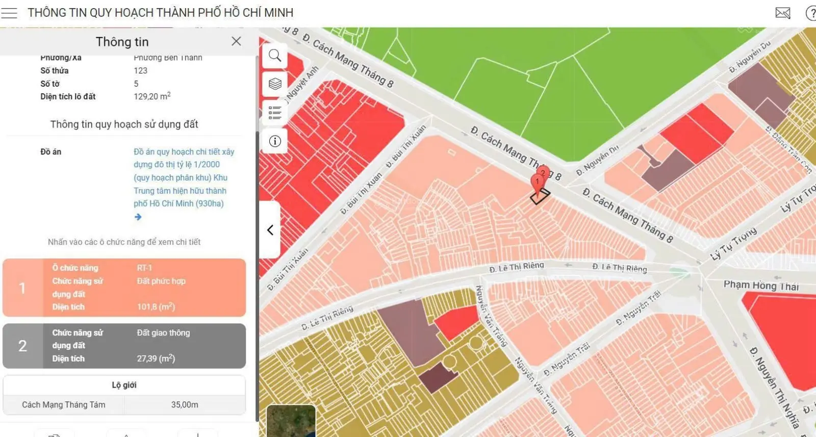 Bán nhà Góc 2MT Cách Mạng Tháng 8, P.Bến Thành, Q.1, DT: 8,6 x20 KC:2 tầng, HĐT: 9000USD, Giá 79 tỷ