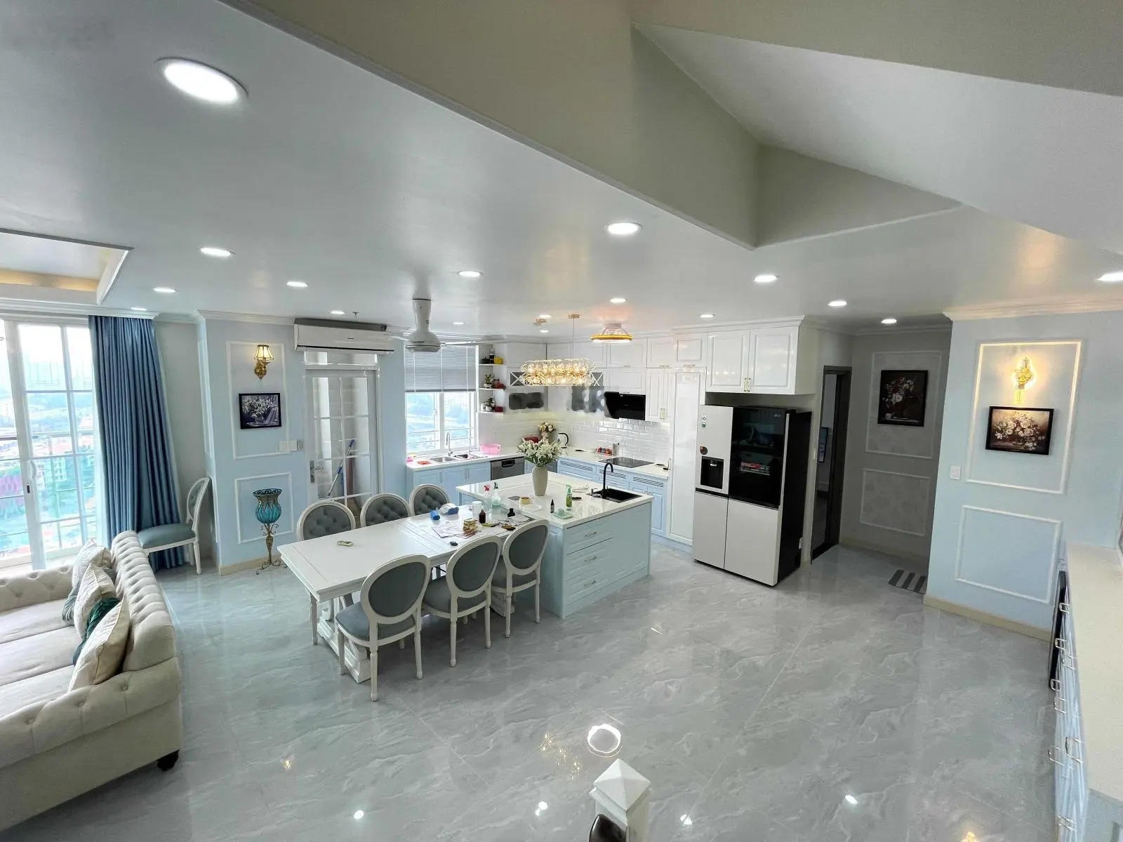 Penthouse Him Lam Riverside, Hoàng Trọng Mậu, Q. 7 219m2 view biệt thự, sổ hồng, nội thất cao cấp