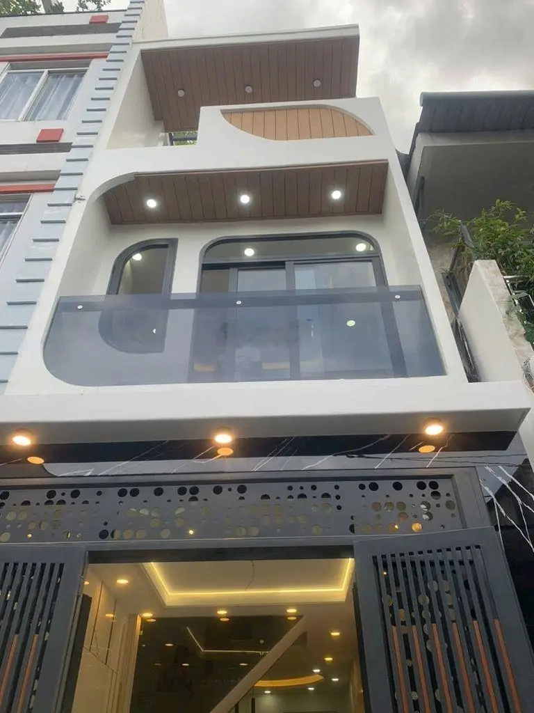 Bán Nhà mới Đẹp 4 Tầng gần cv BÌNH PHÚ -35m2 - Hẻm 4m thông- Sổ Hồng Riêng - NGUYỄN VĂN LUÔNG Q6