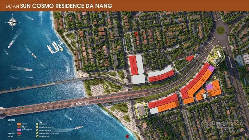 Chỉ duy nhất 1 căn T22 3PN Sun Cosmo, view biển, giá chỉ 7,2 tỷ (TTN), LH: 0932 509 *** Mai Na SRT