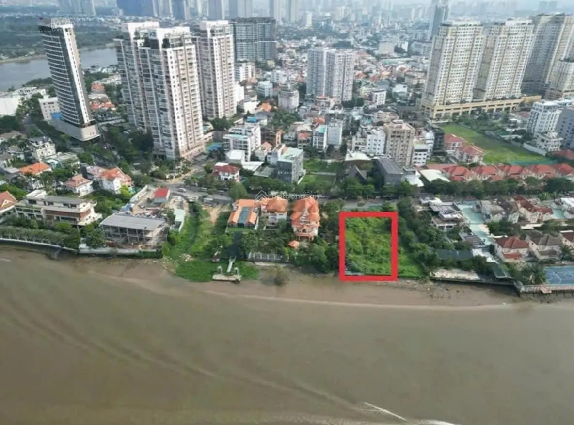 Duy nhất lô đất 700m2 trực diện sông SG, view LM 81 mặt tiền đường Nguyễn Văn Hưởng chỉ 100 tỷ